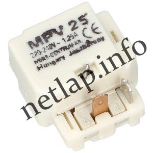 Hűtőgép relé MPV 25