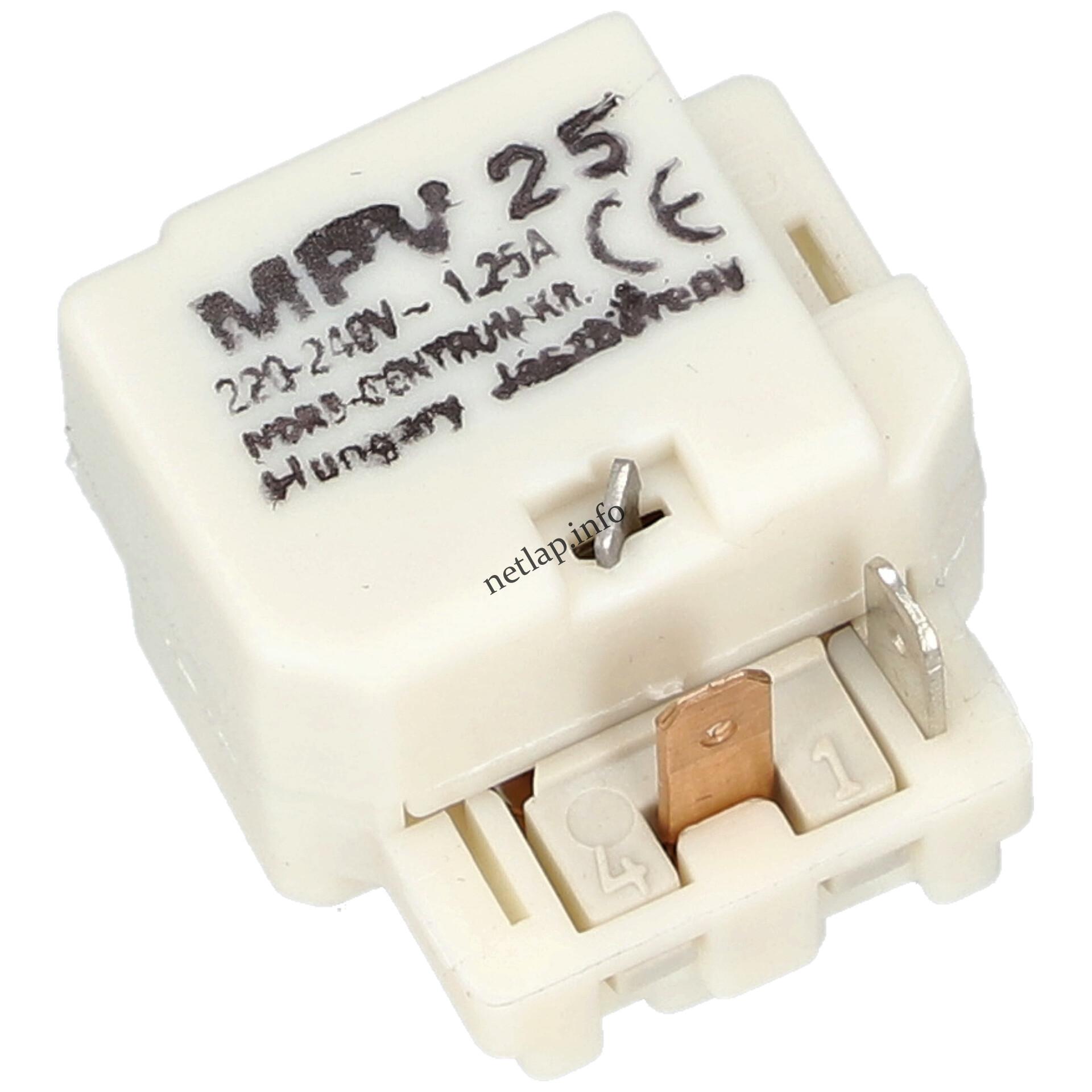 Hűtőgép relé MPV 25 Hűtőgép relé MPV 25