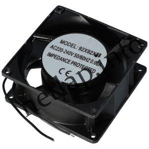 Axiál ventilátor motor 92x92x38 220 240v 50/60hz 0 07/0 06a rpm2500 3000 18w