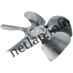 Ventilátor lapát univerzális fém 230mm /szívó/28°