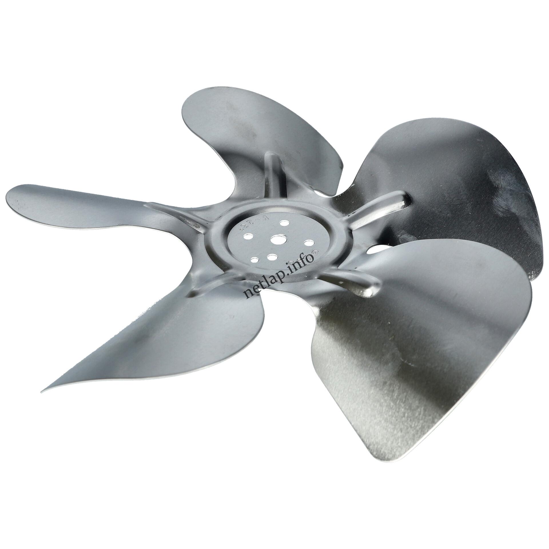 Ventilátor lapát univerzális fém 230mm /szívó/28° Ventilátor lapát univerzális fém 230mm /szívó/28°