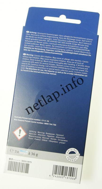 Siemens Bosch kávégép vízkőoldó tisztító tabletta 3db - Image 2