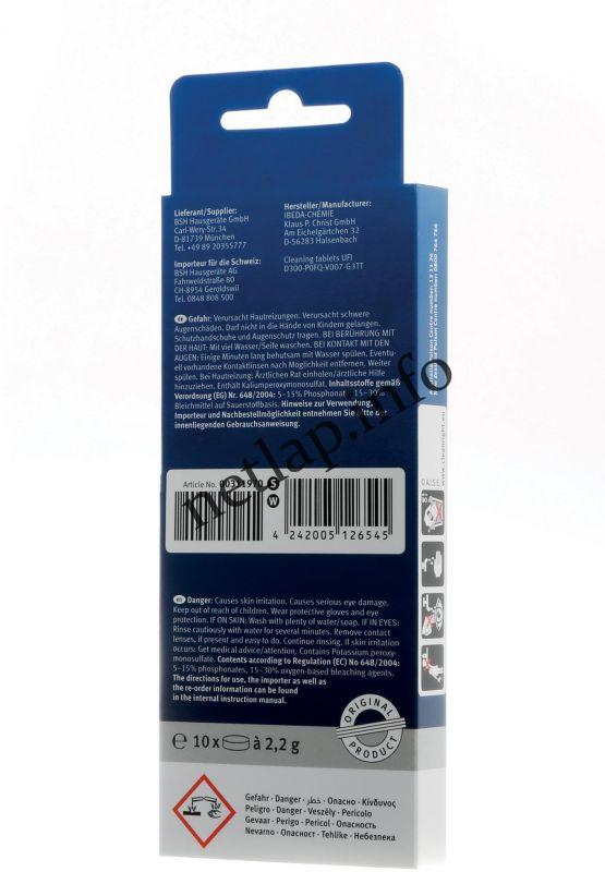 Bosch Siemens kávégép zsíroldó tabletta 10db - Image 2