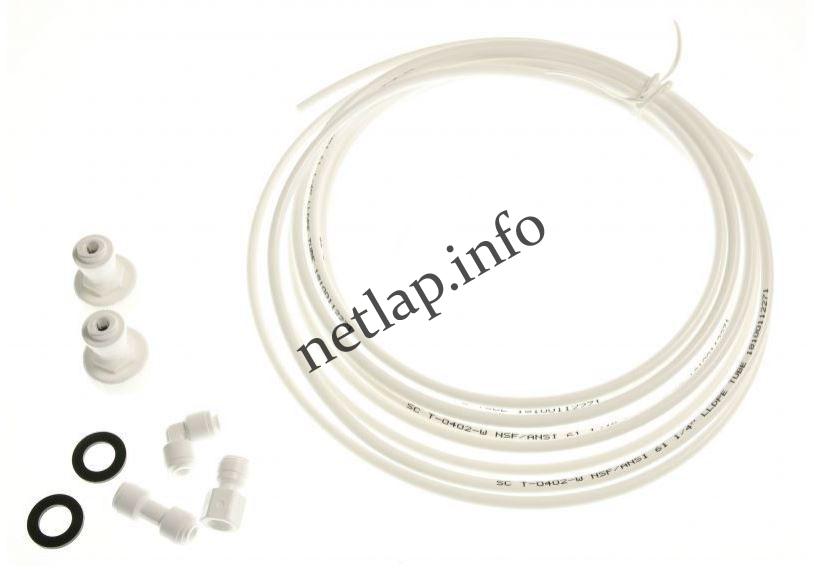 Univerzális vízbekötő készlet Side By Side hűtőgépekhez 6m