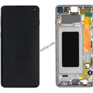 Samsung S10 LCD kijelző érintőképernyővel, gyári