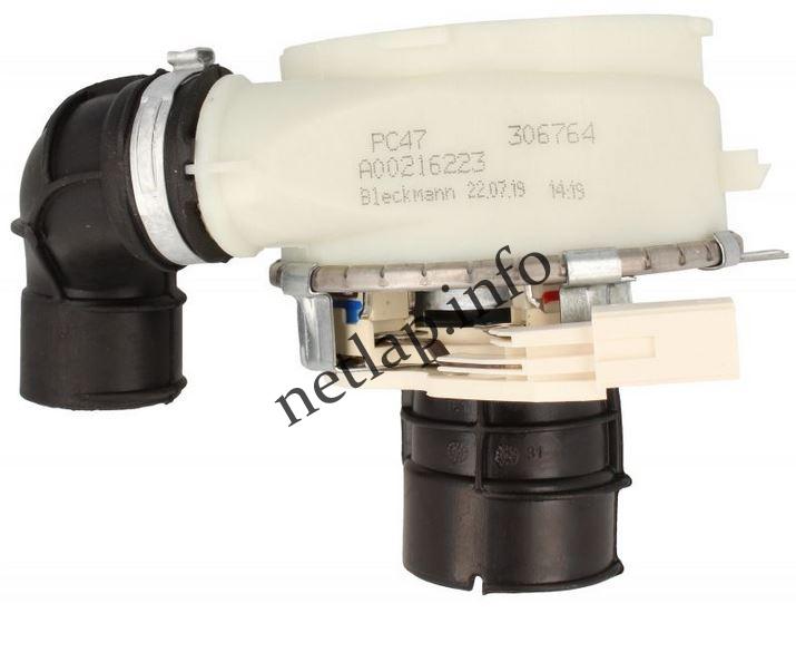 AEG Electrolux IKEA Zanussi mosogatógép fűtőegység szivattyúházzal EEA/FSK/ZDT - Image 4