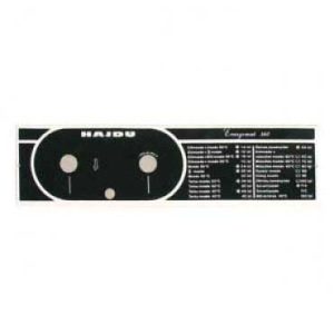 Hajdu Energomat 560 mosógép programtábla