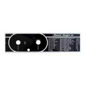 Hajdu Minimat 560 mosógép programtábla