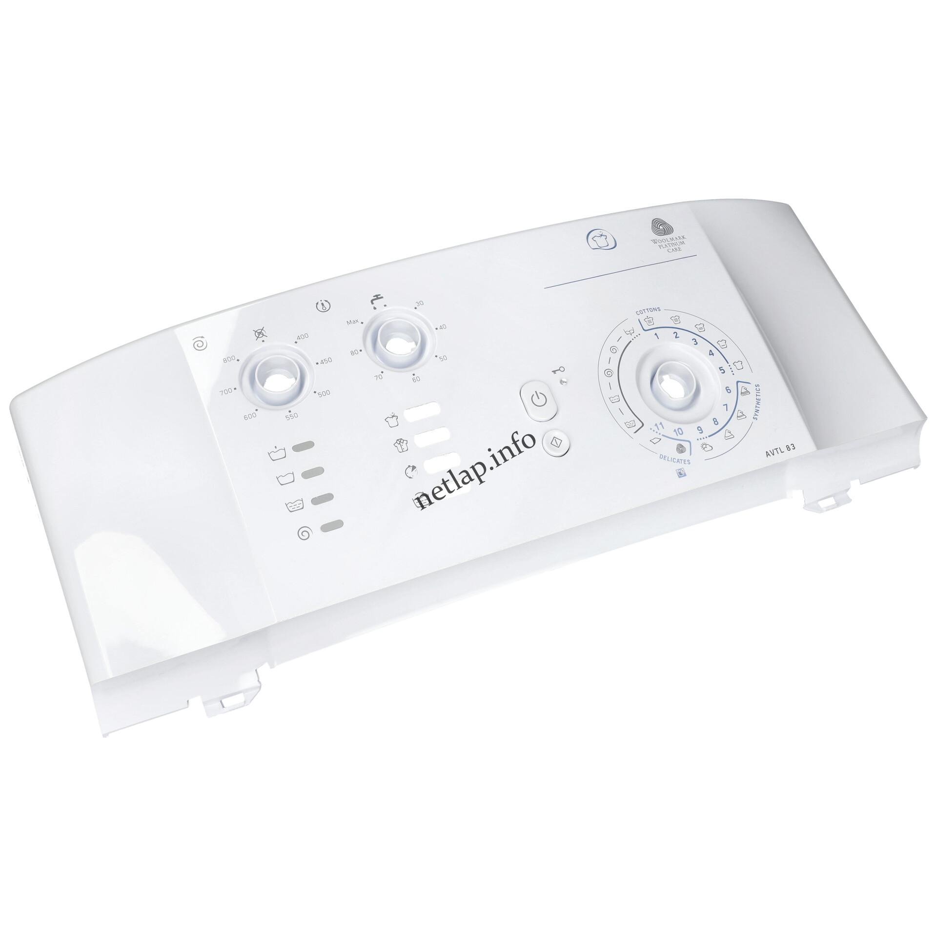 Indesit mosógép előlap C00116952 Indesit mosógép előlap C00116952