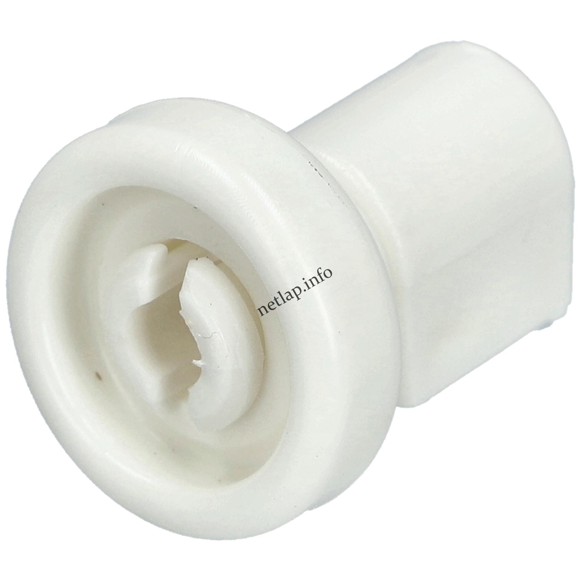 Electrolux mosogatógép 24 mm görgőkészlet felső kosár fehér 1db Electrolux mosogatógép 24 mm görgőkészlet felső kosár fehér 1db