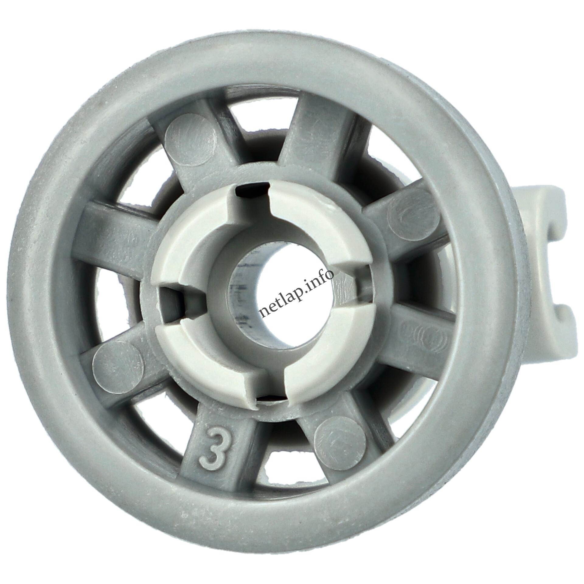 Indesit Whirlpool mosogatógép 25 mm felső kosár görgő 1 db C00318216 Indesit Whirlpool mosogatógép 25 mm felső kosár görgő 1 db C00318216