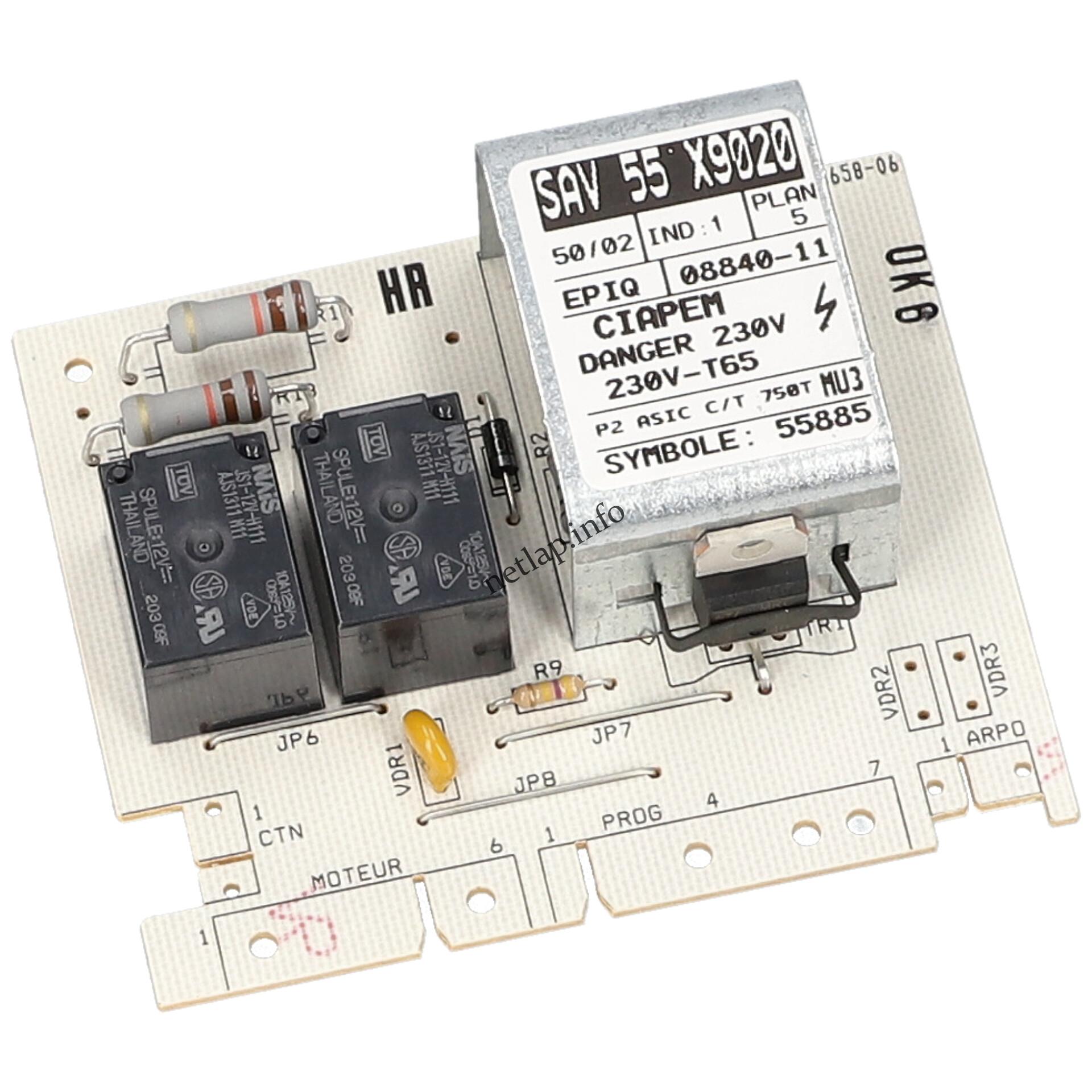 Fagor mosógép vezérlőpanel YY55X9020 Fagor mosógép vezérlőpanel YY55X9020