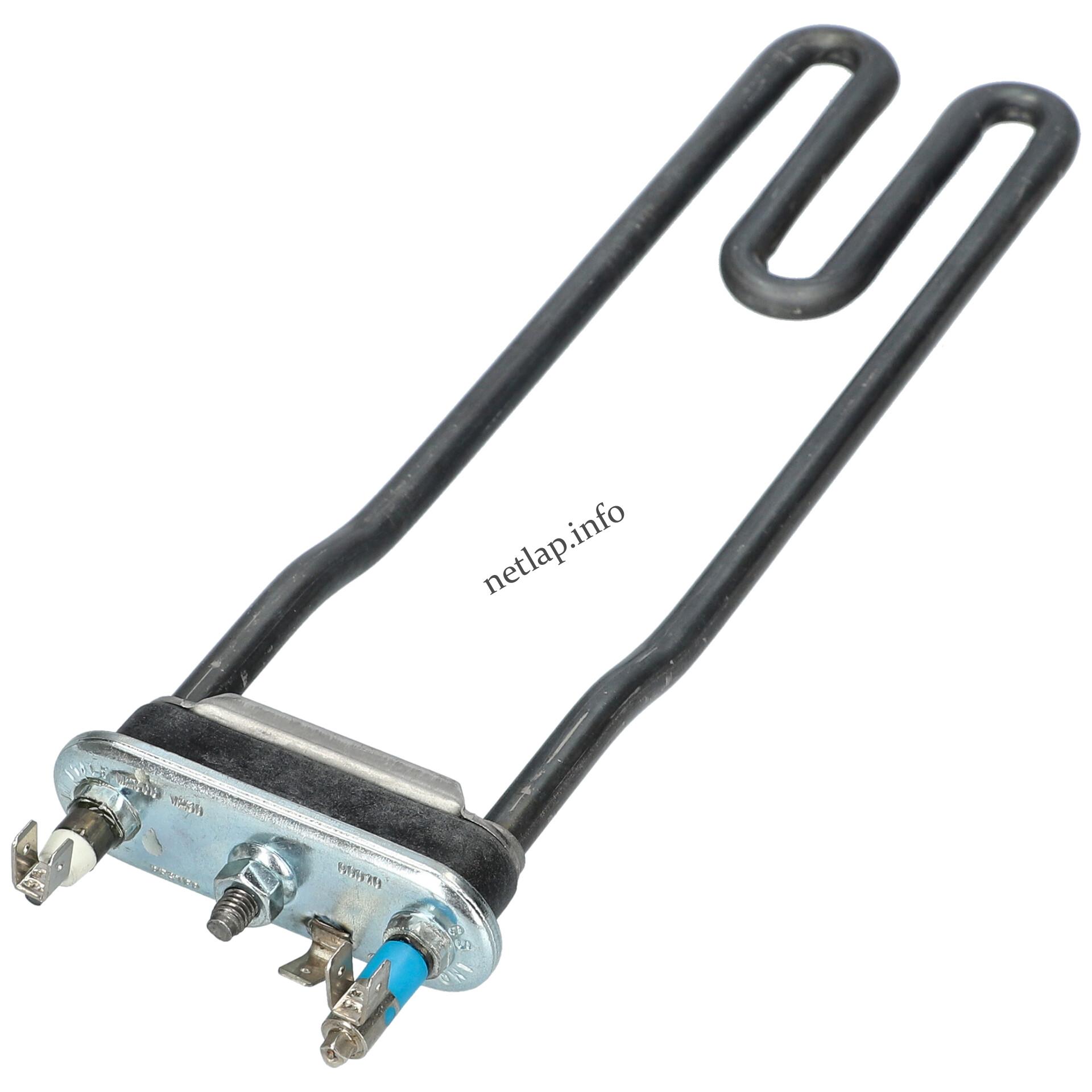 Ariston mosógép fűtőszál hajlított hővédelemmel 2000w 267 mm 051500 Ariston mosógép fűtőszál hajlított hővédelemmel 2000w 267 mm 051500