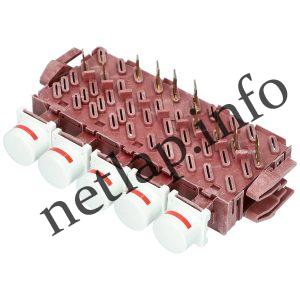 Fagor mosógép nyomókapcsolósor 5-ös FAGORLB4P011A9