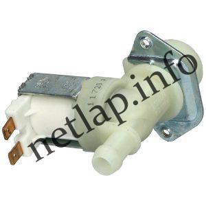 Mosógép 1 utas 12 mm 180° 220v mágnesszelep Eltek tp bitron 90422130