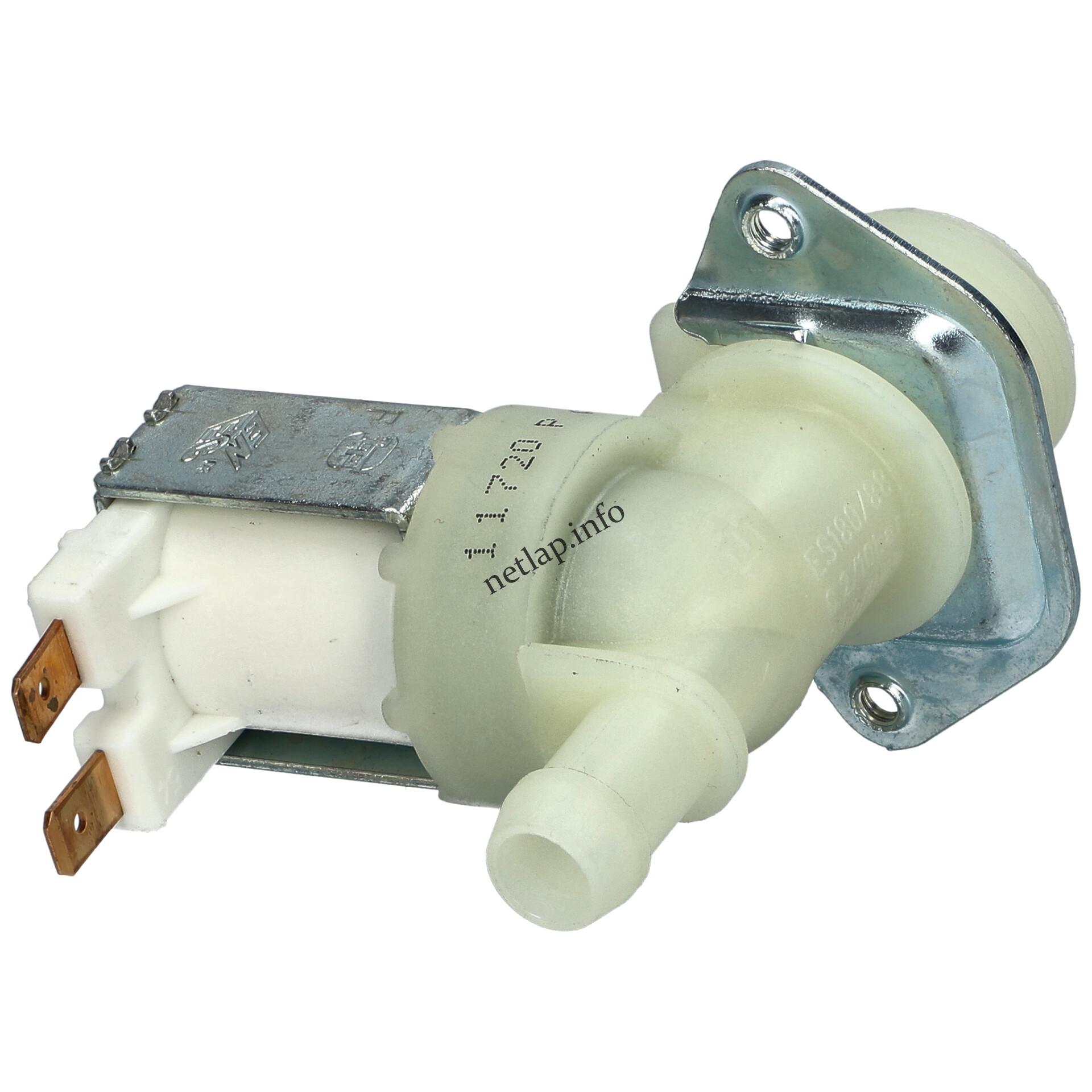 Mosógép 1 utas 12 mm 180° 220v mágnesszelep Eltek tp bitron 90422130 Mosógép 1 utas 12 mm 180° 220v mágnesszelep Eltek tp bitron 90422130