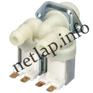 Mosógép 2 utas 15 mm 180° 220v mágnesszelep olasz tp Energomat