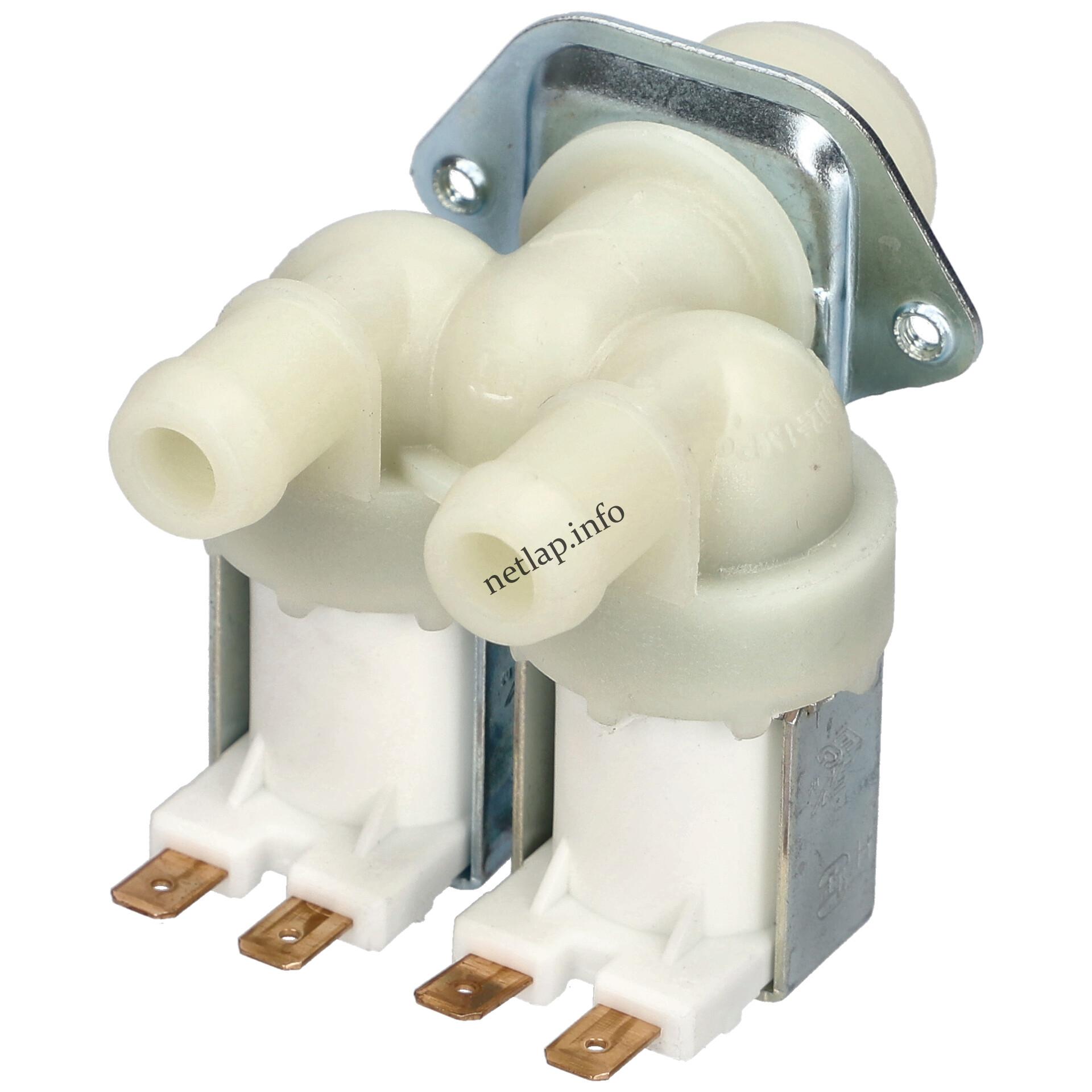 Mosógép 2 utas 15 mm 180° 220v mágnesszelep olasz tp Energomat Mosógép 2 utas 15 mm 180° 220v mágnesszelep olasz tp Energomat