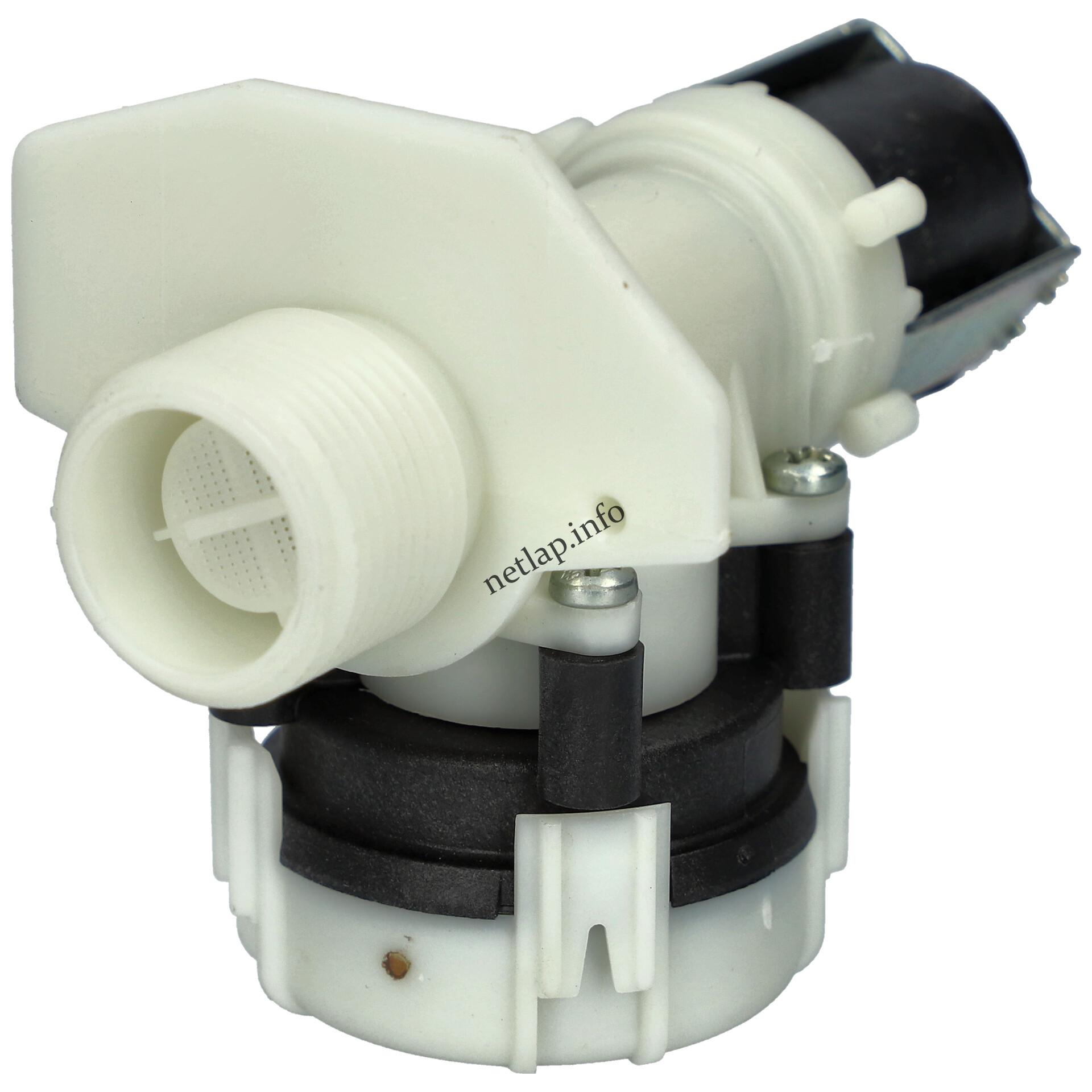 Zanussi mosogatógép 1 utas 90° mágnesszelep (OEM) 1520233006 Zanussi mosogatógép 1 utas 90° mágnesszelep (OEM) 1520233006