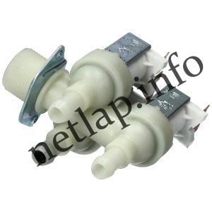 Mosógép 3 utas 12 mm 90° 220v mágnesszelep tp