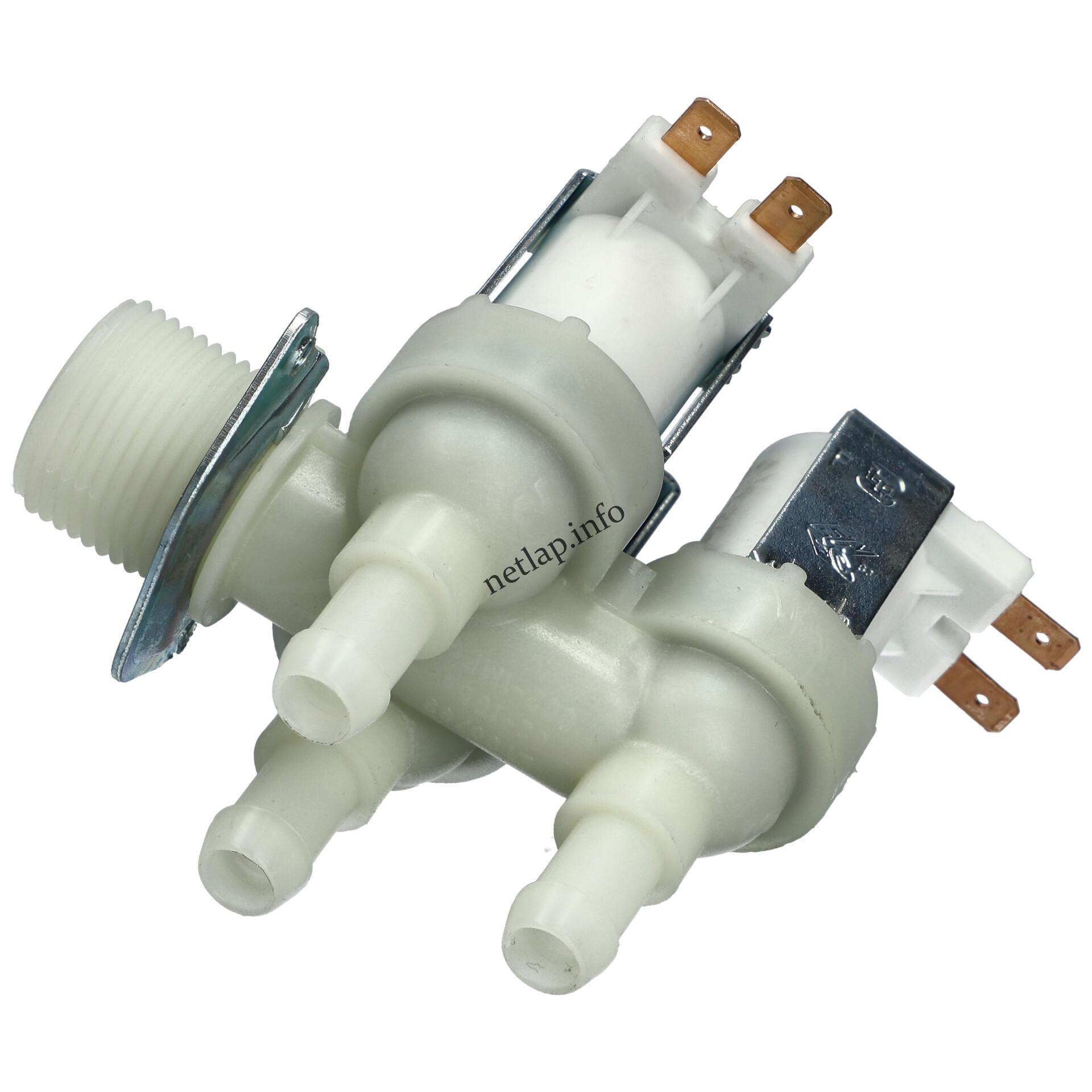 Miele mosógép 3 utas 12 mm 90° 220v mágnesszelep tp Miele mosógép 3 utas 12 mm 90° 220v mágnesszelep tp