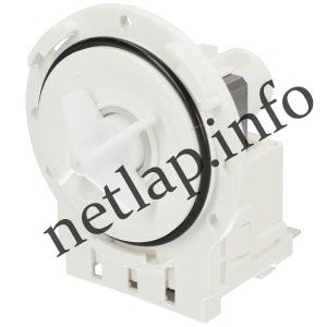 Zanussi mosógép ürítő szivattyú 3 körmös hátul sarus Leili 140001900012