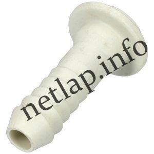 Tömlővég egyenes hollander nélkül külső átmérő 12mm