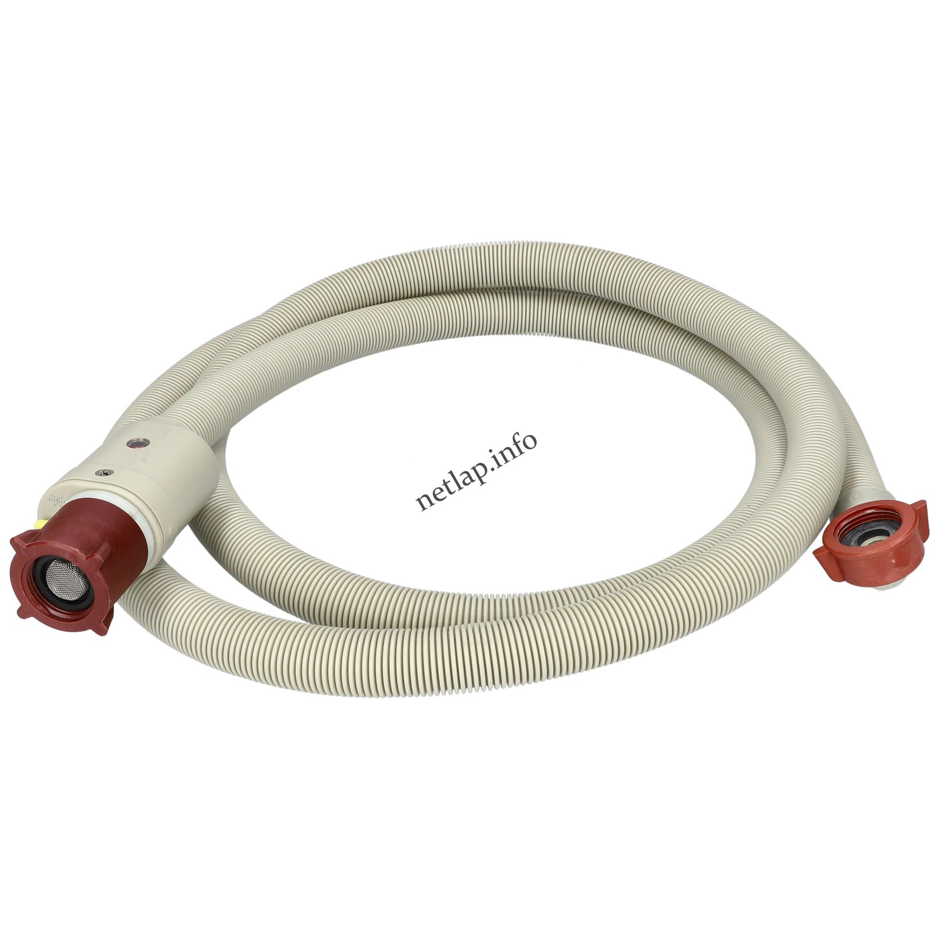 Mosógép 2,5 m Aquastop befolyócső univerzális Mosógép 2,5 m Aquastop befolyócső univerzális