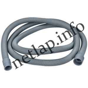 Mosógép 2,5 m kifolyócső 30/22 mm 180° univerzális