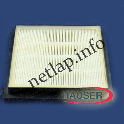 Hauser VW-1600 porszívó HEPA szűrő