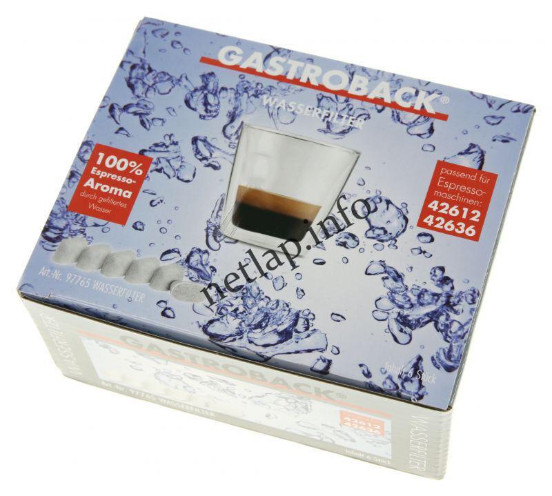 Gastroback kávégép vízszűrő 42640/42636/42612/620/611/609S - Image 2
