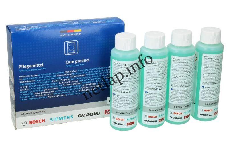 Bosch Siemens hőcserélős és öntisztítós szárítógépekhez tisztító karbantartó csomag 00312111