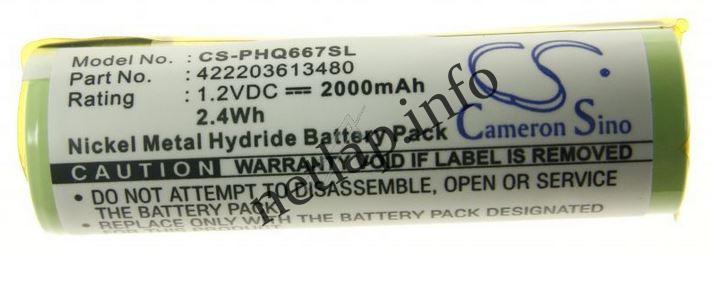 Philips borotva akkumulátor 482213810551 1.2V Ni-MH