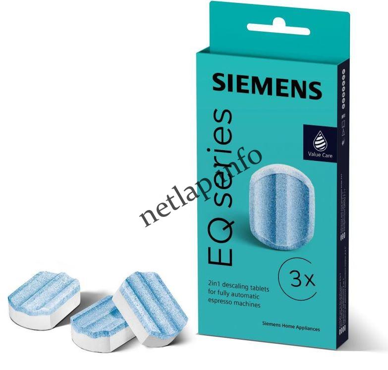 Siemens 2in1 vízkőoldó tabletta TZ80002A