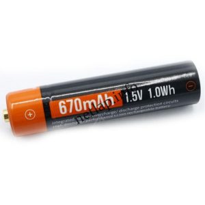 Tölthető mikroceruza akkumulátor USB csatlakozóval AAA 1,5V 600MAH LI-ION