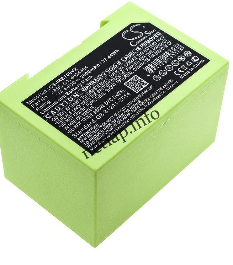 iRobot Roomba robotporszívó akkumulátor 2600 mAh e5/e6/i3/i3+/i7/i7+/i8/i8+