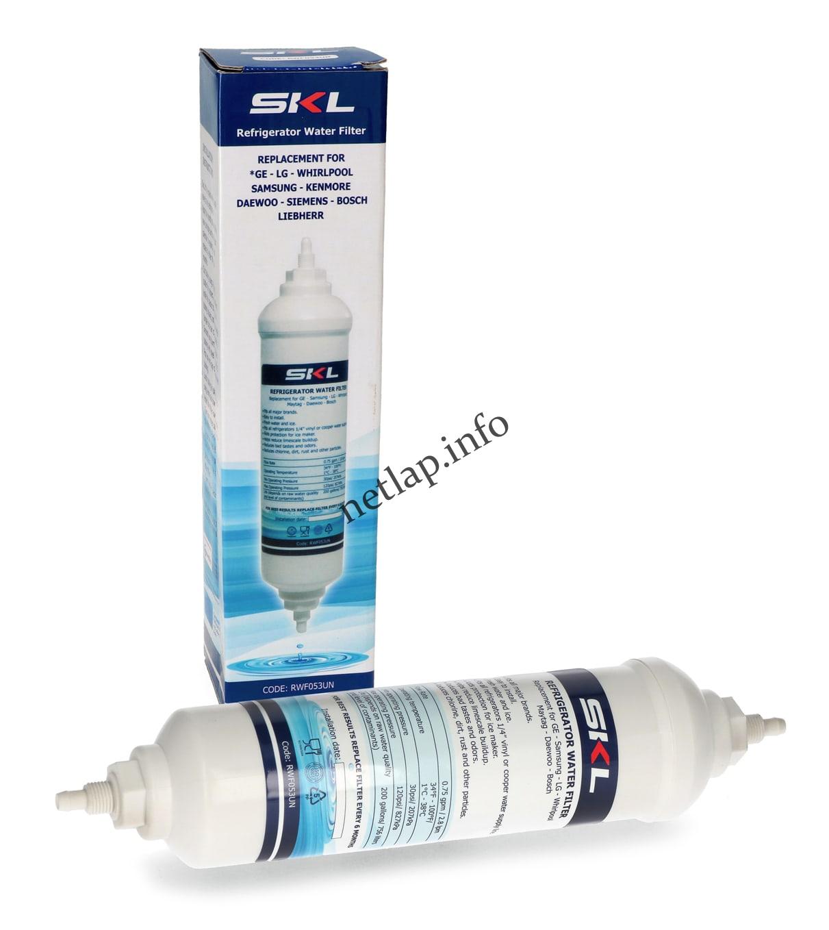 Samsung LG Daewoo Electrolux Bosch Siemens hűtőgép vízszűrő WF001