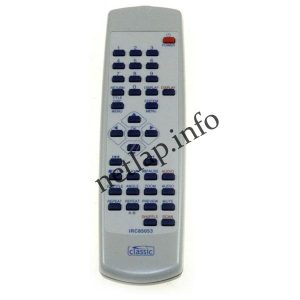 IRC85053 DVD távirányító
