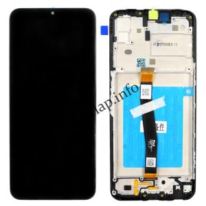 Samsung Galaxy A22 5G LCD kijelző érintőképernyővel, gyári, fekete