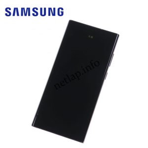 Samsung Galaxy S22 Ultra 5G LCD kijelző érintőképernyővel, gyári, rózsaarany