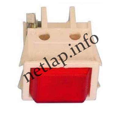 Hajdu bojler univerzális piros jelzőlámpa, széles