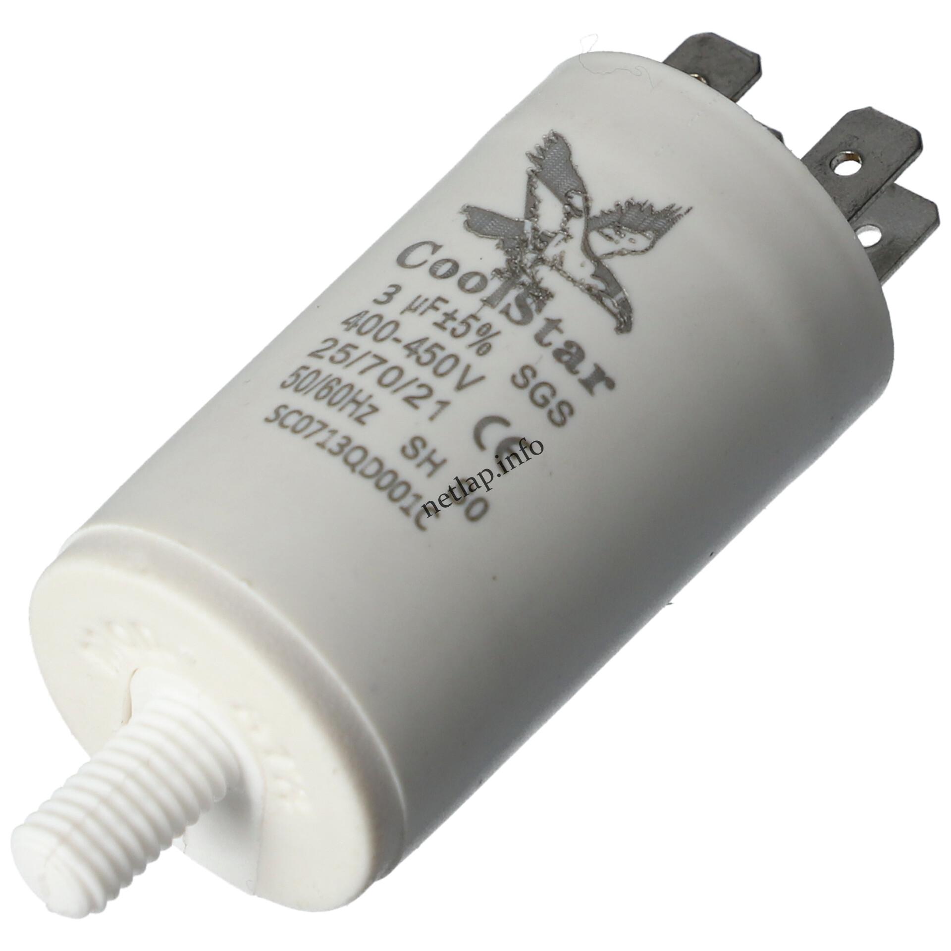 3 UF 450V kondenzátor sarus univerzális 50269054008 3 UF 450V kondenzátor sarus univerzális 50269054008