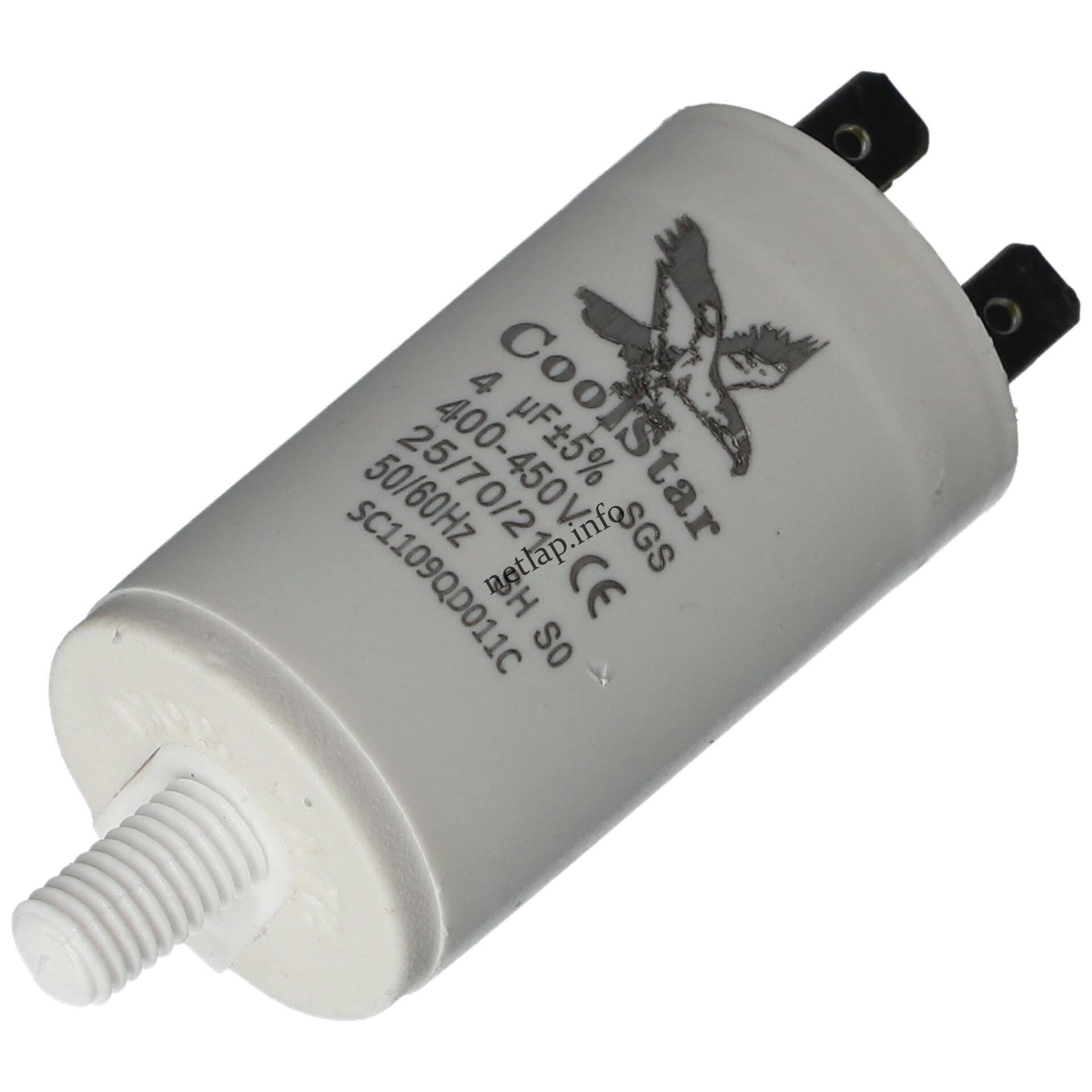 4 UF 450V kondenzátor sarus univerzális 50269055005 4 UF 450V kondenzátor sarus univerzális 50269055005