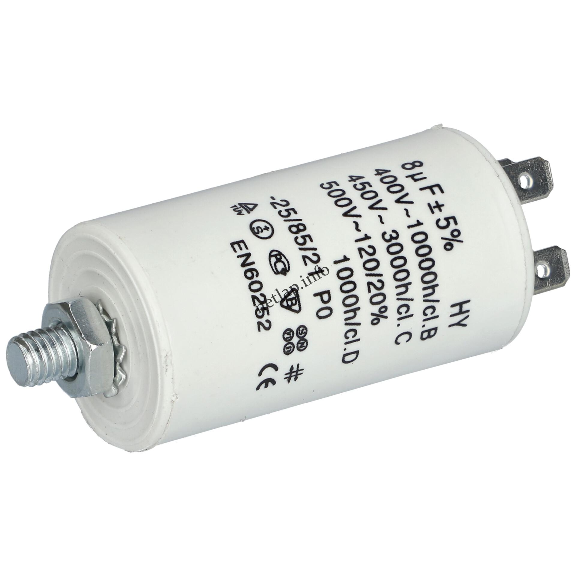 8 UF 500v kondenzátor sarus univerzális 50246547009 8 UF 500v kondenzátor sarus univerzális 50246547009