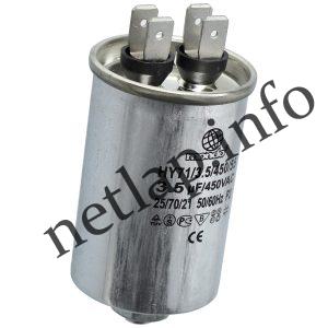 3 5 UF 450V kondenzátor sarus fém univerzális