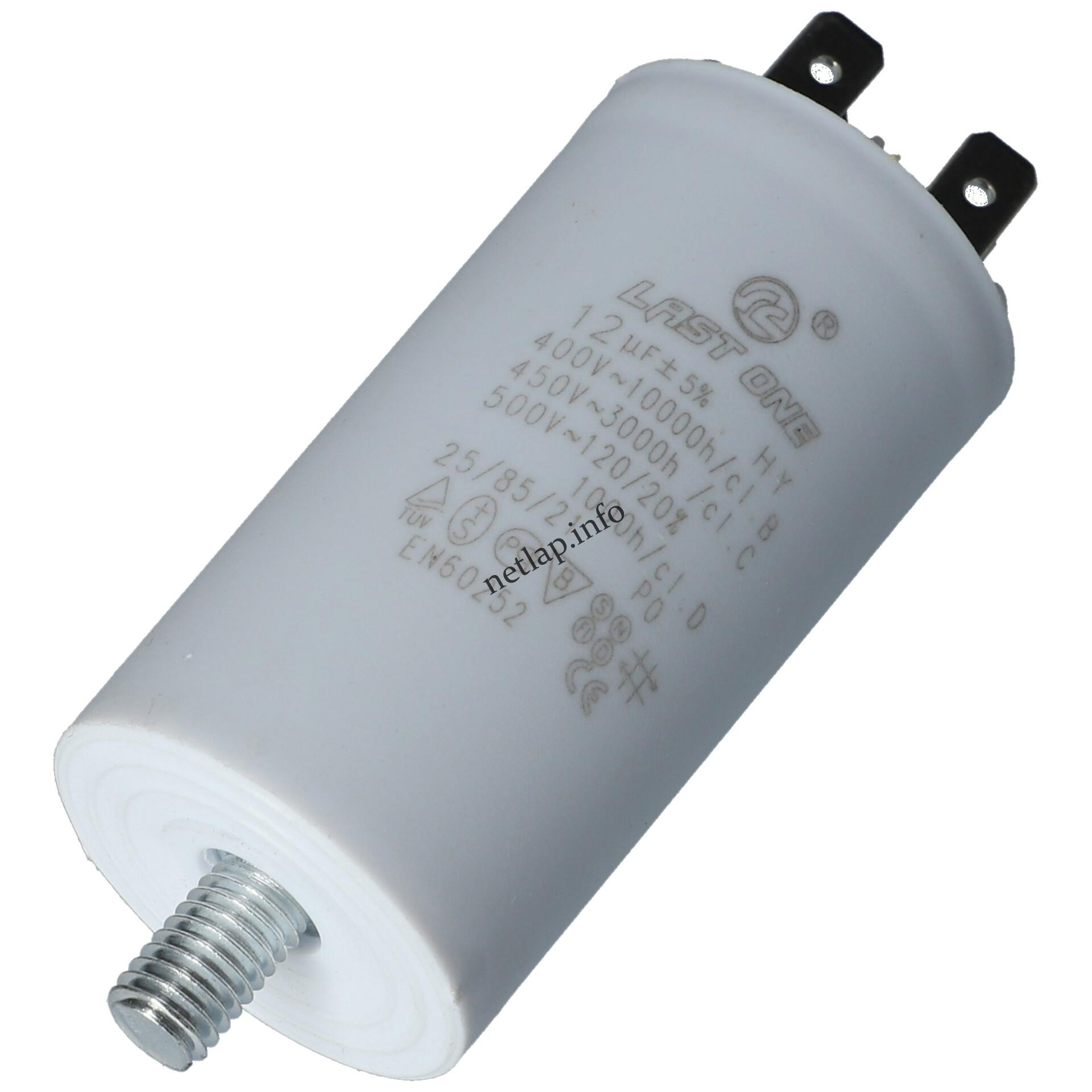 12 UF 500v kondenzátor sarus univerzális 31849JS12 12 UF 500v kondenzátor sarus univerzális 31849JS12