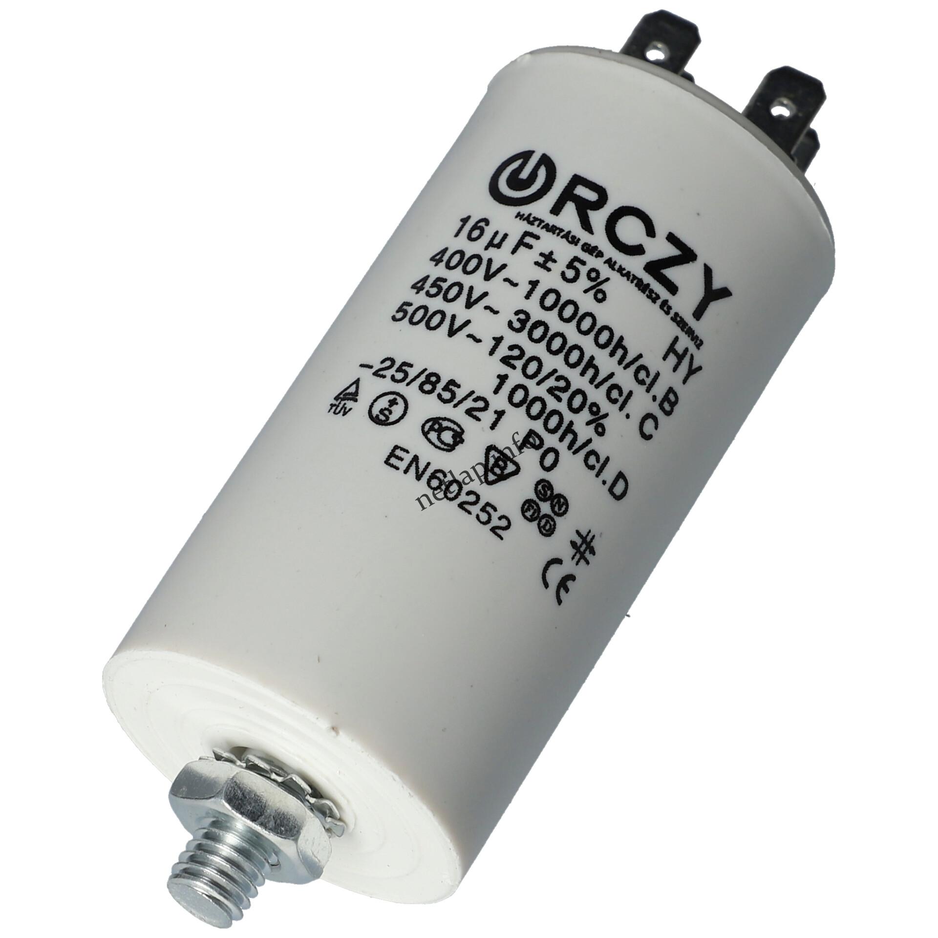 16 UF 500v kondenzátor sarus univerzális 50246551001 16 UF 500v kondenzátor sarus univerzális 50246551001