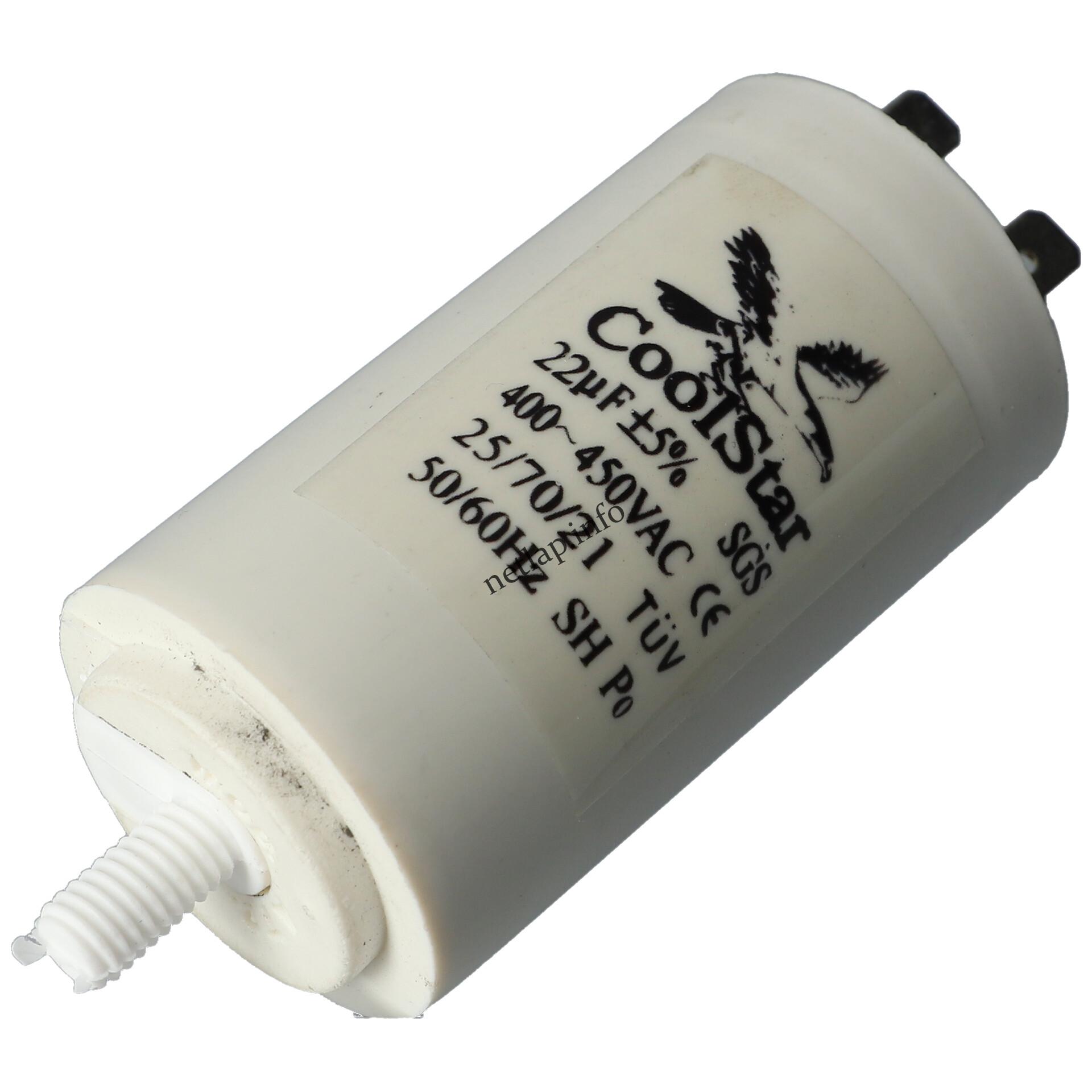 22 UF 500v kondenzátor sarus univerzális 485189911100 22 UF 500v kondenzátor sarus univerzális 485189911100