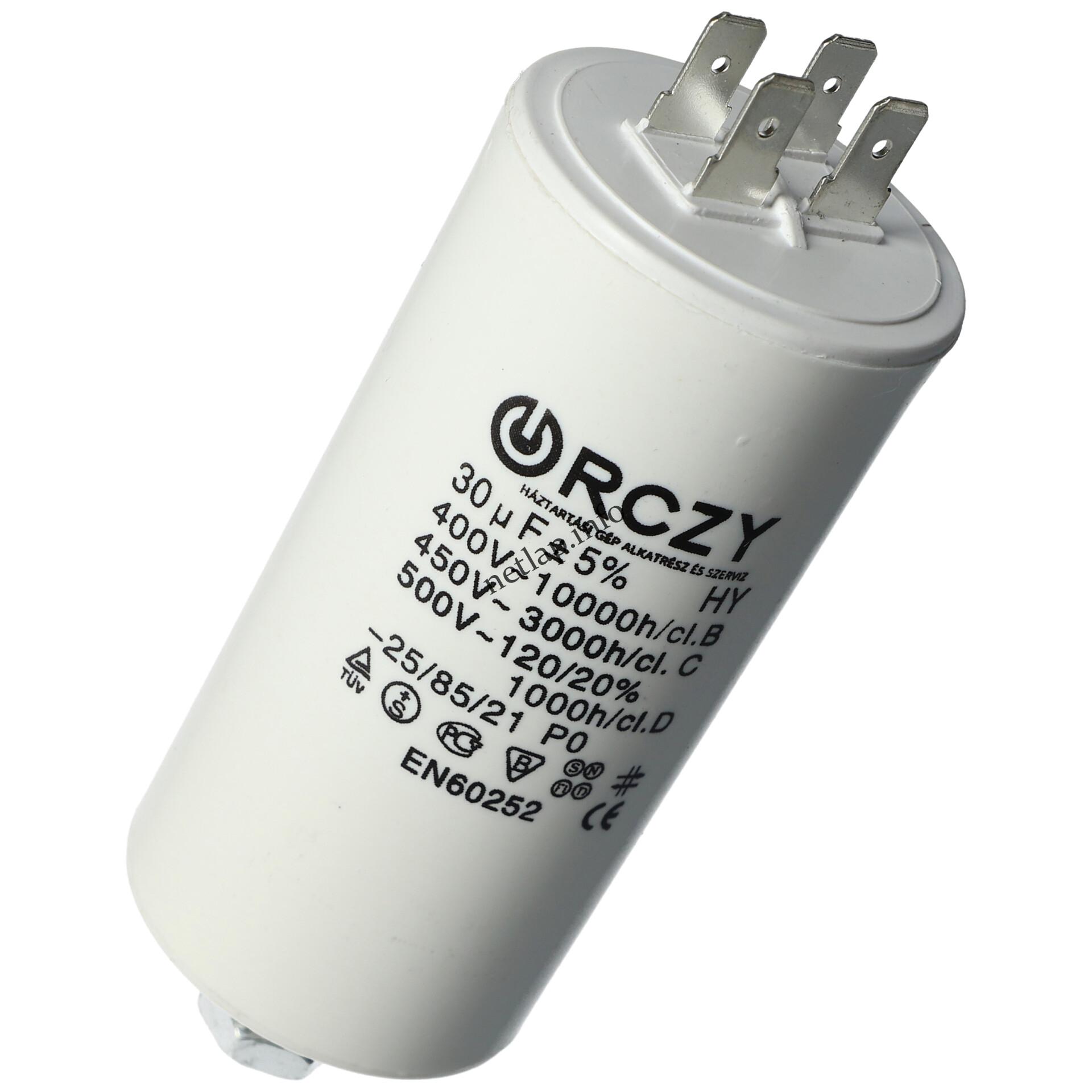 30 UF 500v kondenzátor sarus univerzális 485189911102 30 UF 500v kondenzátor sarus univerzális 485189911102