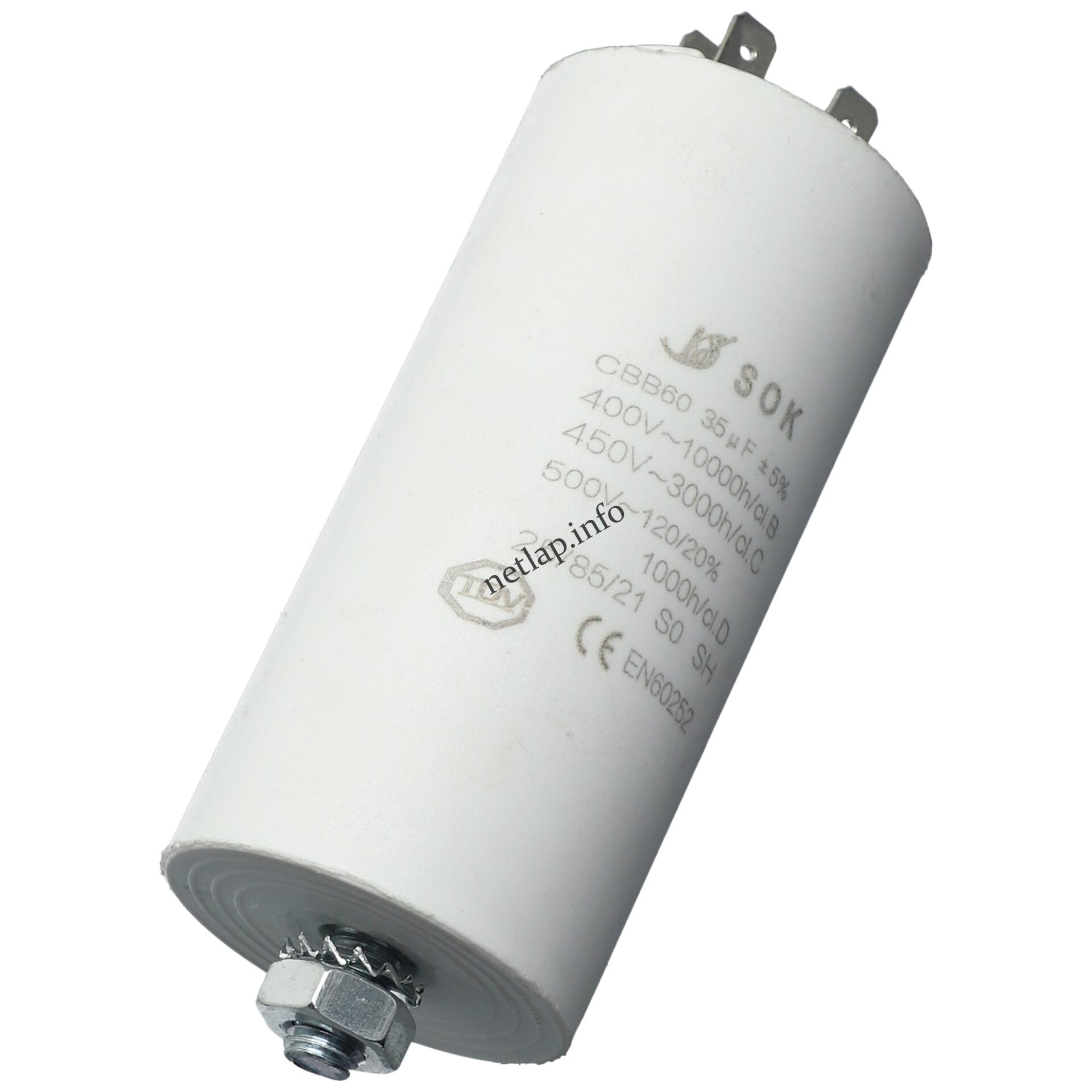 35 UF 500v kondenzátor sarus univerzális 35 UF 500v kondenzátor sarus univerzális